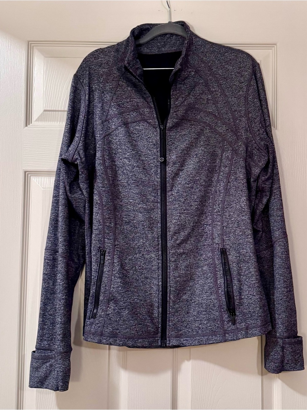 lululemon athletica Heathered Purple Full-Zip Jacket